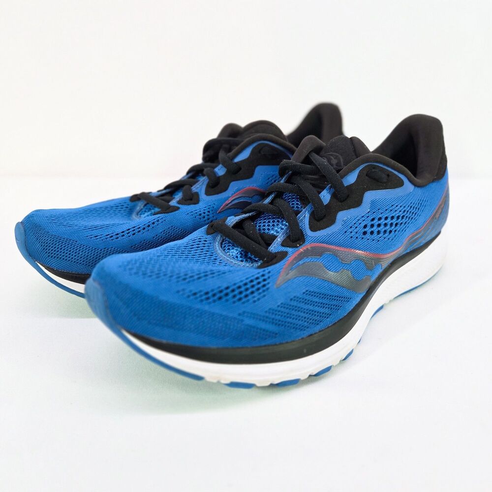 Saucony Ride 14 Blue Black Men’s Running Shoes Size 8.5 S20650-30